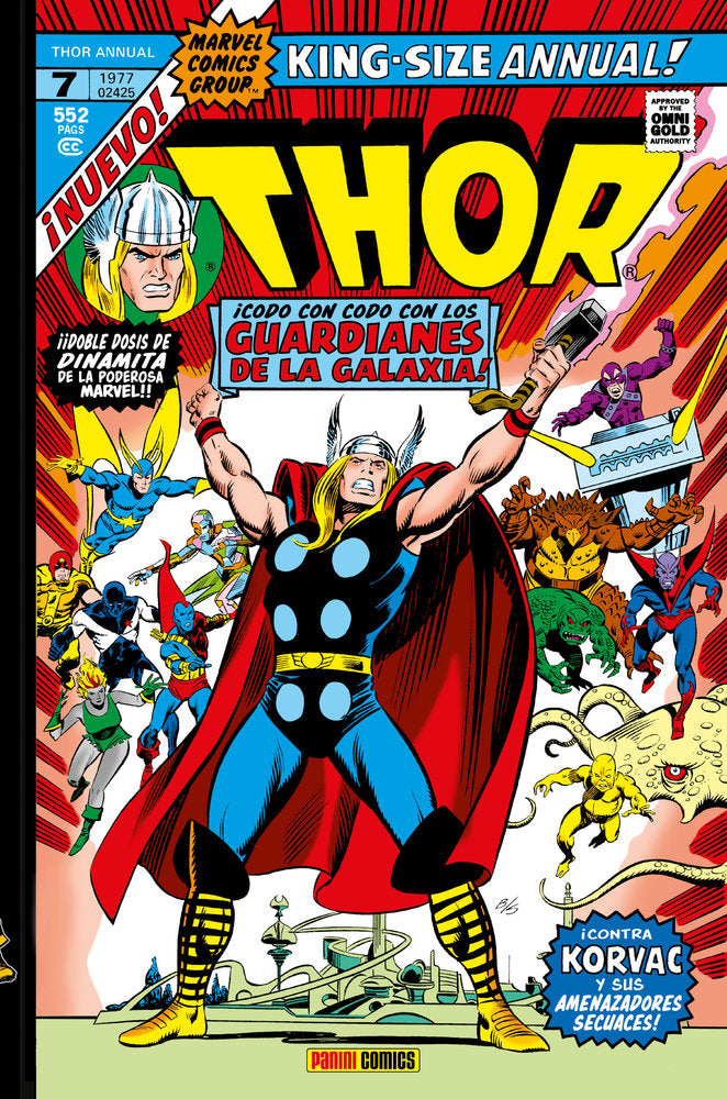 EL PODEROSO THOR 07: CODO CON CODO CON LOS GUARDIANES DE LA GALAXIA (MARVEL GOLD, de LEN WEIN | portada del libro