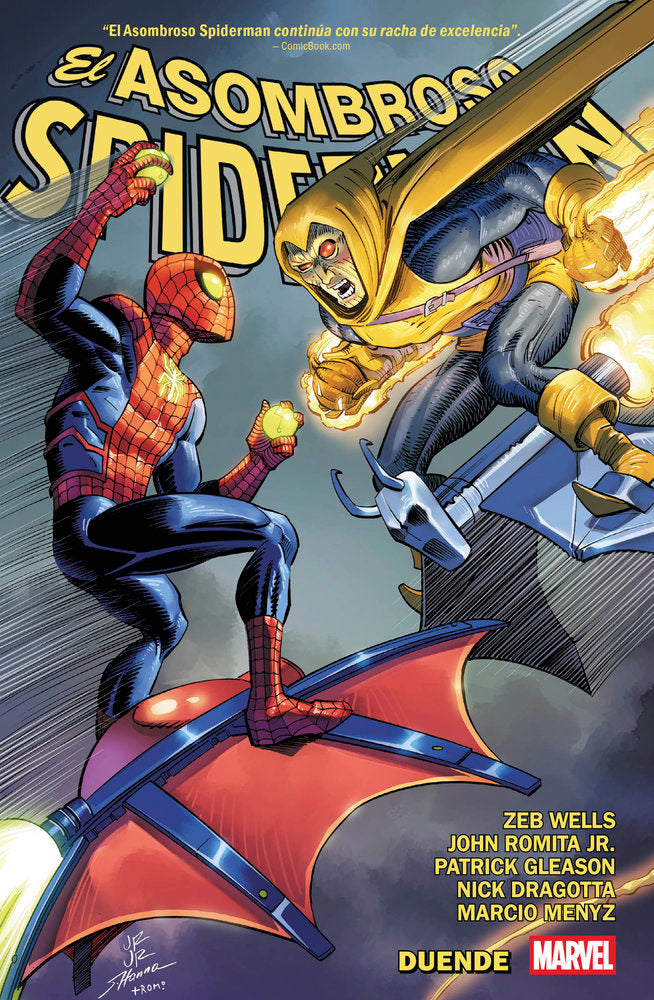 ASOMBROSO SPIDERMAN DE ZEB WELLS EL N 03 DUENDE, de ZEB WELLS | portada del libro
