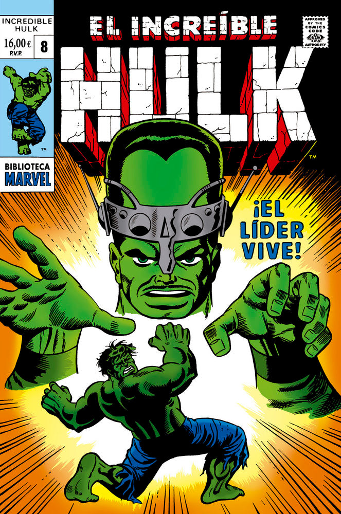 BIBLIOTECA MARVEL 118. EL INCREIBLE HULK, 8, de , STAN LEE | portada del libro