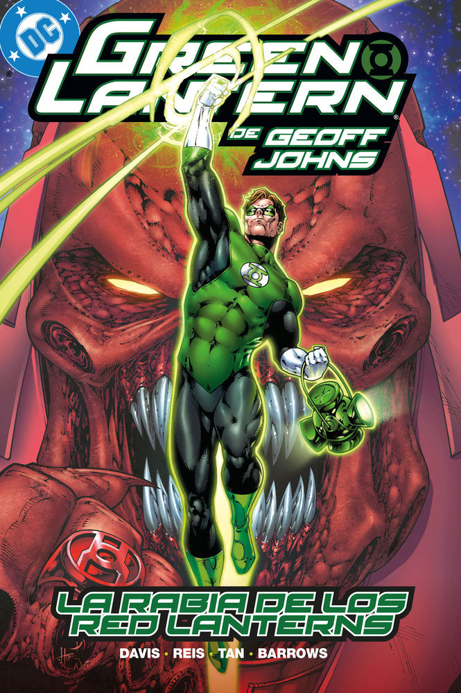 BIBLIOTECA GREEN LANTERN DE GEOFF JOHNS 10: LA RABIA DE LOS RED LANTERNS, de GEOFF JOHNS | portada del libro