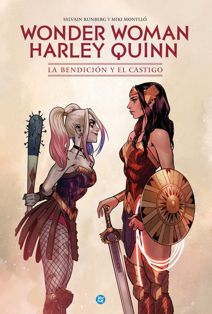 WONDER WOMAN HARLEY QUINN LA BENDICION Y EL CASTIGO, de MIKI MONTLLO#SYLVAIN RUNBERG | portada del libro