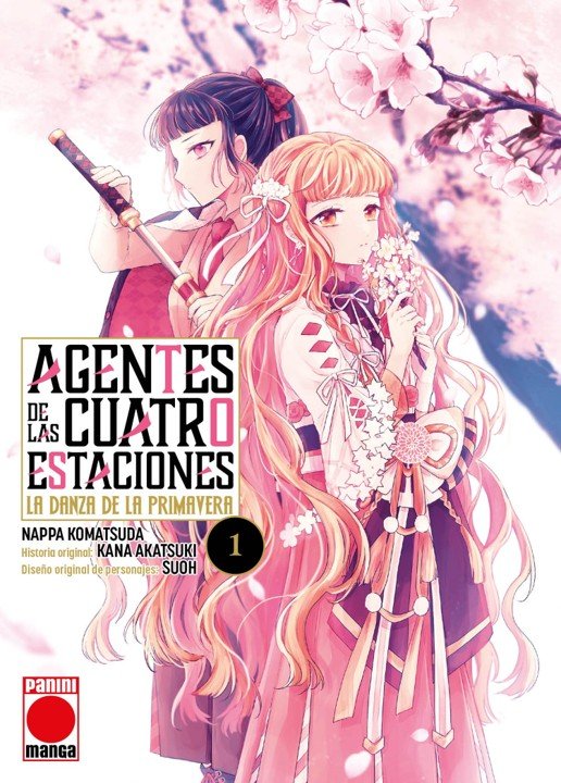 AGENTES DE LAS CUATRO ESTACIONES 01: LA DANZA DE LA PRIMAVERA, de AKATSUKI | portada del libro