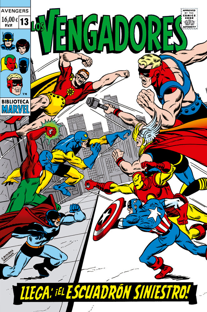 BIBLIOTECA MARVEL 122. LOS VENGADORES, 13, de THOMAS | portada del libro