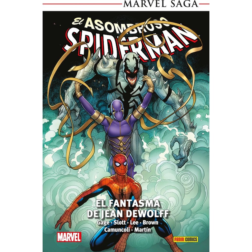EL ASOMBROSO SPIDERMAN 33: EL FANTASMA DE JEAN DEWOLFF, de CHRISTOS CAGE | portada del libro