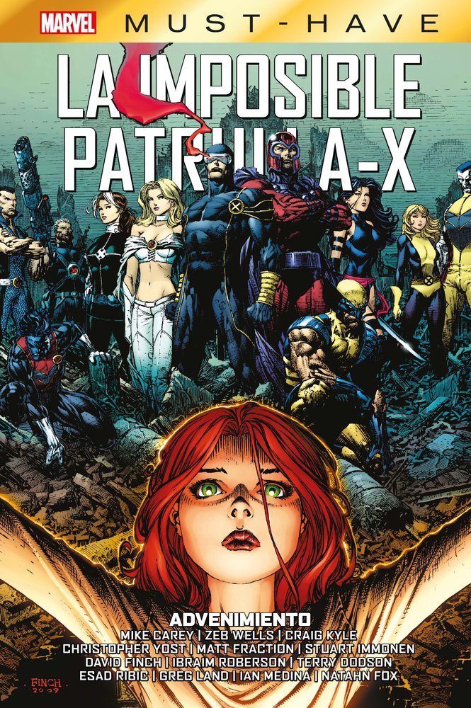 MARVEL MUST-HAVE. IMPOSIBLE PATRULLA-X 15: ADVENIMIENTO, de DAVID FINCH | portada del libro