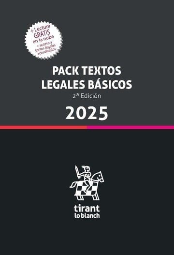 PACK TEXTOS LEGALES BASICOS 2ª EDICION 2025, de AAVV | portada del libro