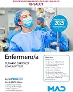 ENFERMERO/A TEMARIO JURIDICO COMUN Y TEST SERVICIO ILLES BAL, de Varios autores | portada del libro