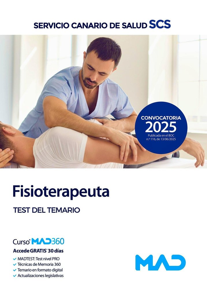 FISIOTERAPEUTAS TEST SCS | portada del libro