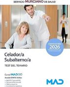 Celador/Subalterno del Servicio Murciano de Salud. Test del temario, de Varios autores | portada del libro