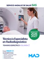 TECNICO/A ESPECIALISTA RADIODIAGNOSTICO TEMARIO 2 SERVICIO, de Varios autores | portada del libro