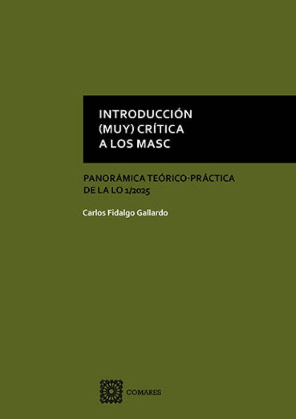 INTRODUCCION (MUY) CRITICA A LOS MASC., de FIDALGO GALLARDO, CARLOS | portada del libro