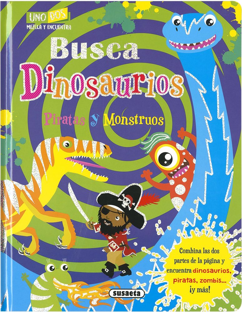 BUSCA DINOSAURIOS, de EDICIONES, SUSAETA | portada del libro
