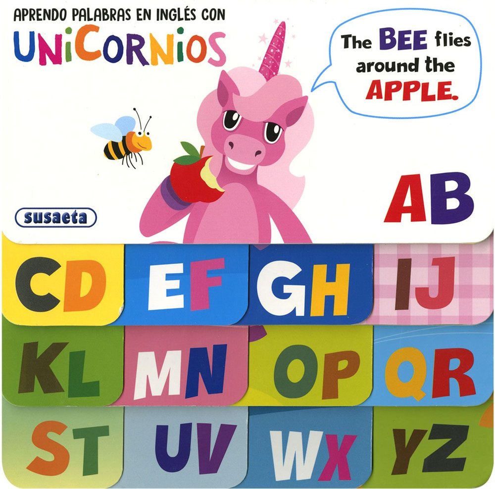APRENDO PALABRAS EN INGLES CON UNICORNIOS, de EDICIONES, SUSAETA | portada del libro