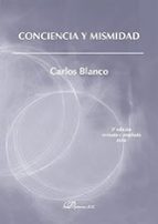 CONCIENCIA Y MISMIDAD, de Carlos Blanco | portada del libro