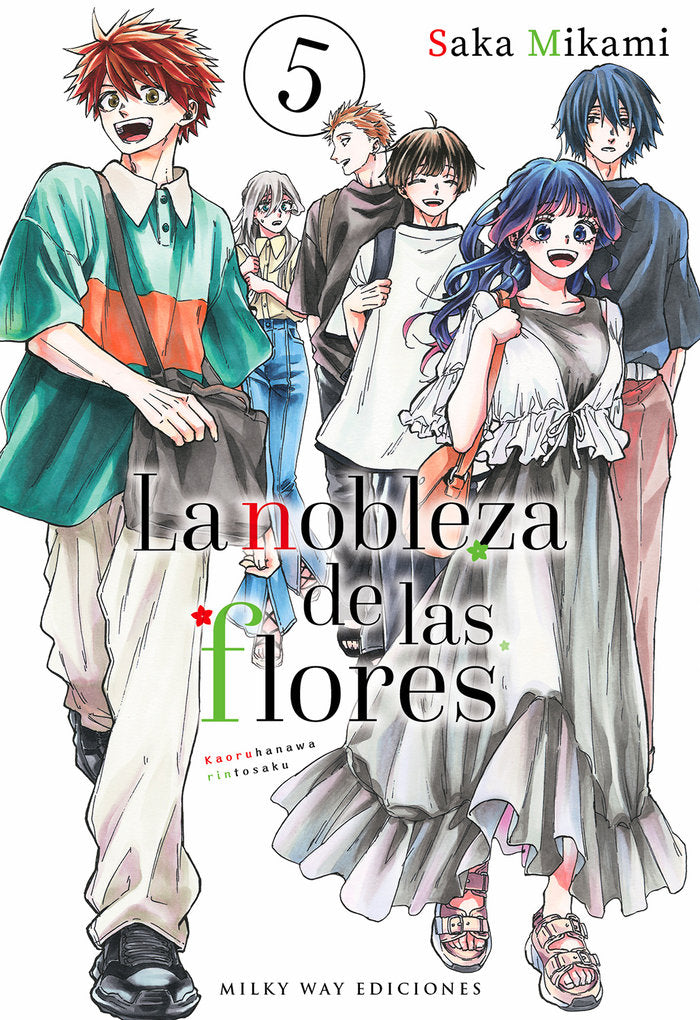 LA NOBLEZA DE LAS FLORES 5, de Mikami,Saka | portada del libro