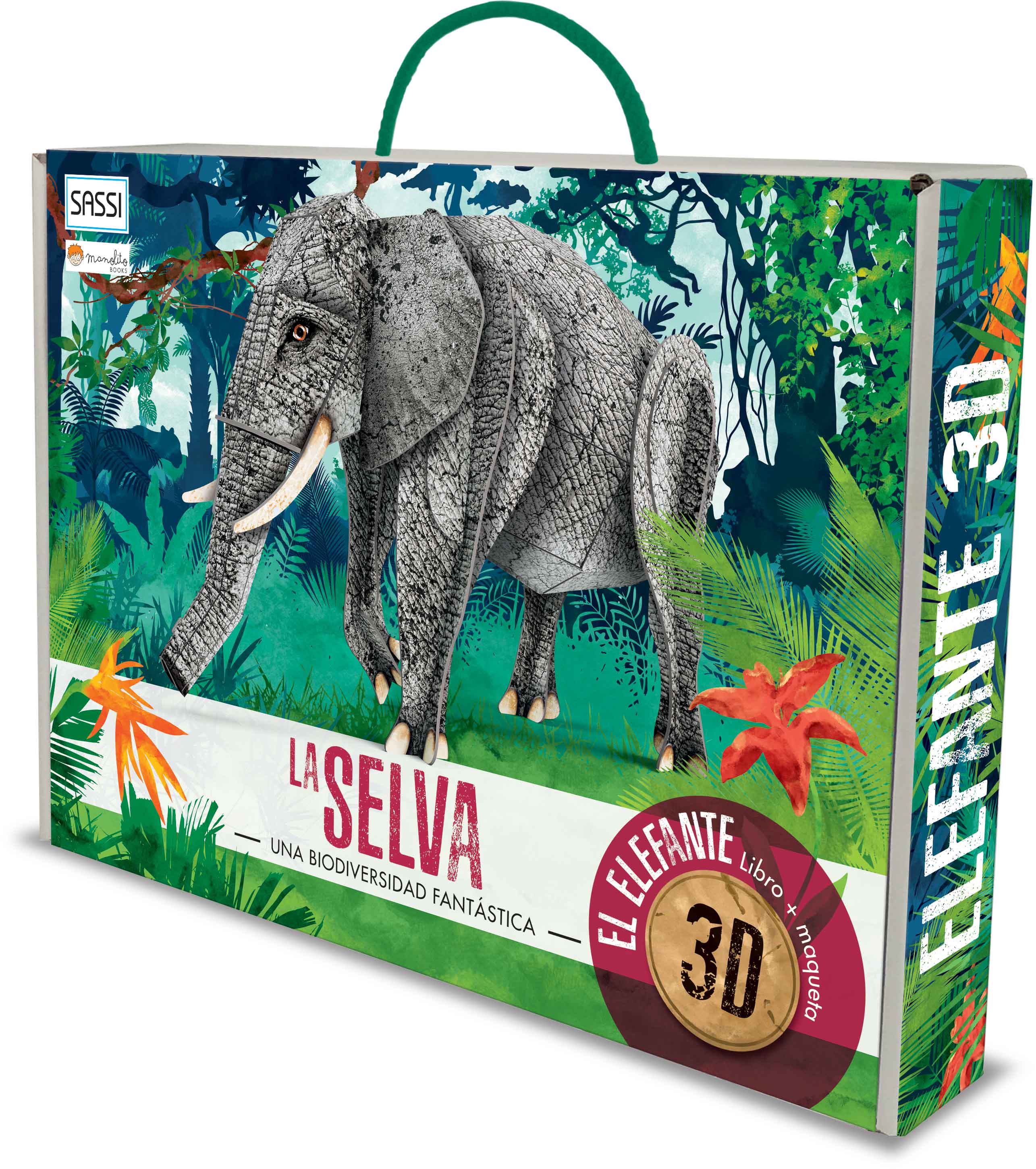 LA SELVA EL ELEFANTE 3D, de TOME E. | portada del libro