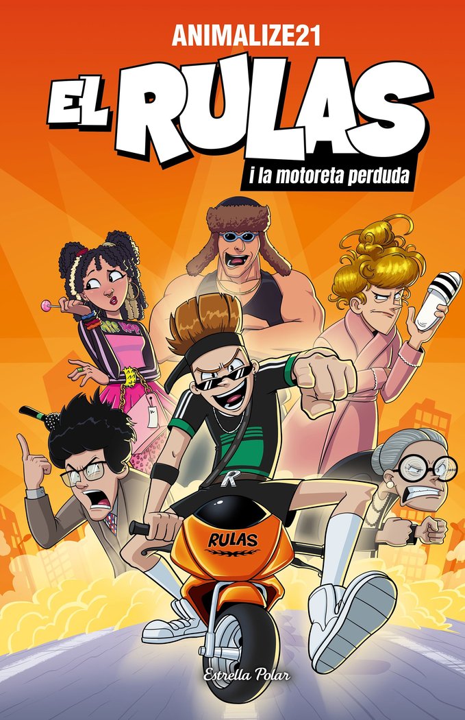 El Rulas 1. El Rulas i la motoreta perduda, de ANIMALIZE21 | portada del libro