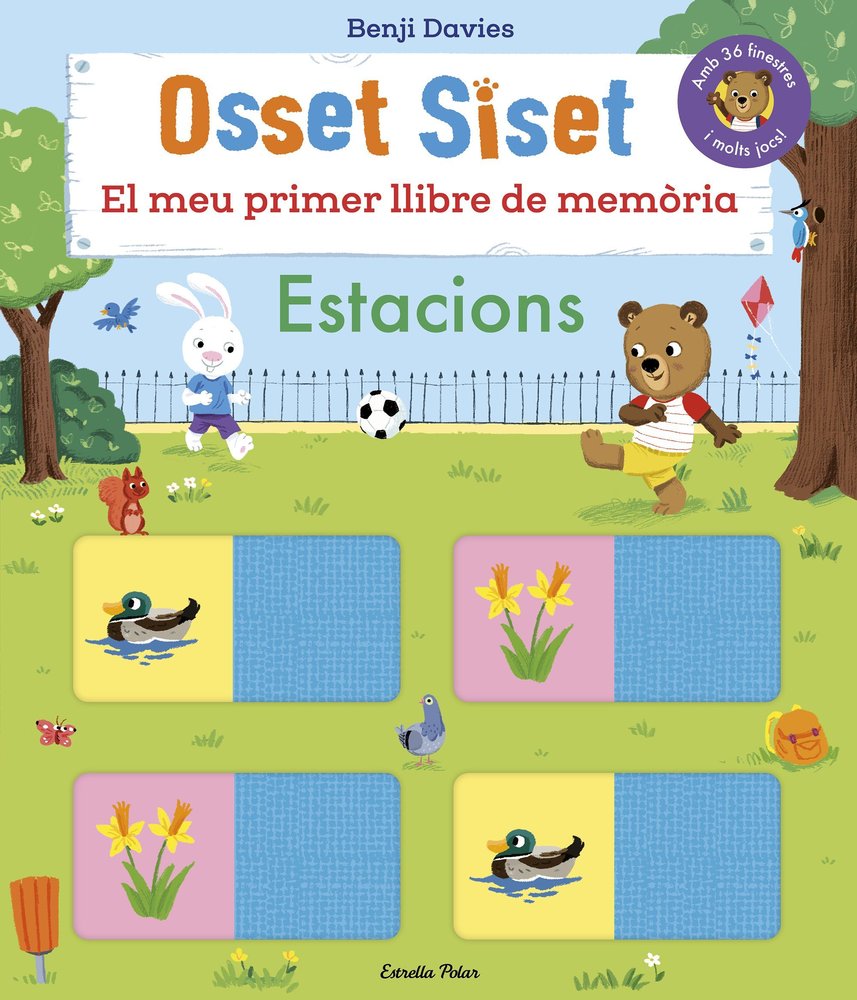 OSSET SISET. EL MEU PRIMER LLIBRE DE MEMORIA. ESTACIONS, de DAVIES, BENJI | portada del libro