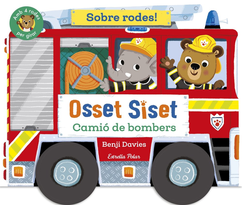 OSSET SISET SOBRE RODES CAMIO DE BOMBERS, de DAVIES, BENJI | portada del libro