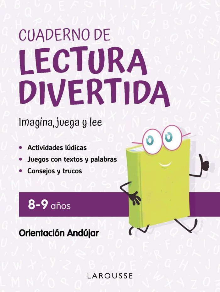 CUADERNO DE LECTURA DIVERTIDA 8 9 AÑOS, de CIUDAD REAL NUÑEZ, GINES | portada del libro