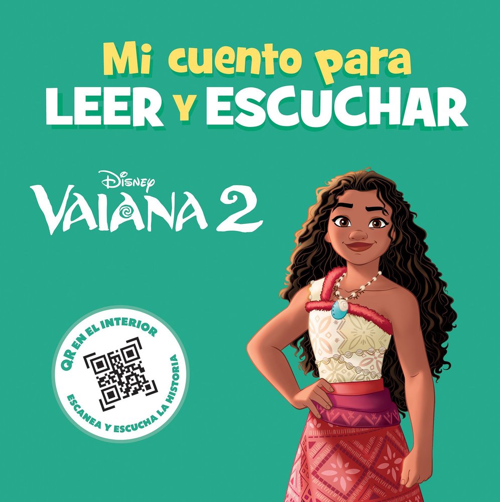 VAIANA 2 MI CUENTO PARA LEER Y ESCUCHAR, de DISNEY | portada del libro