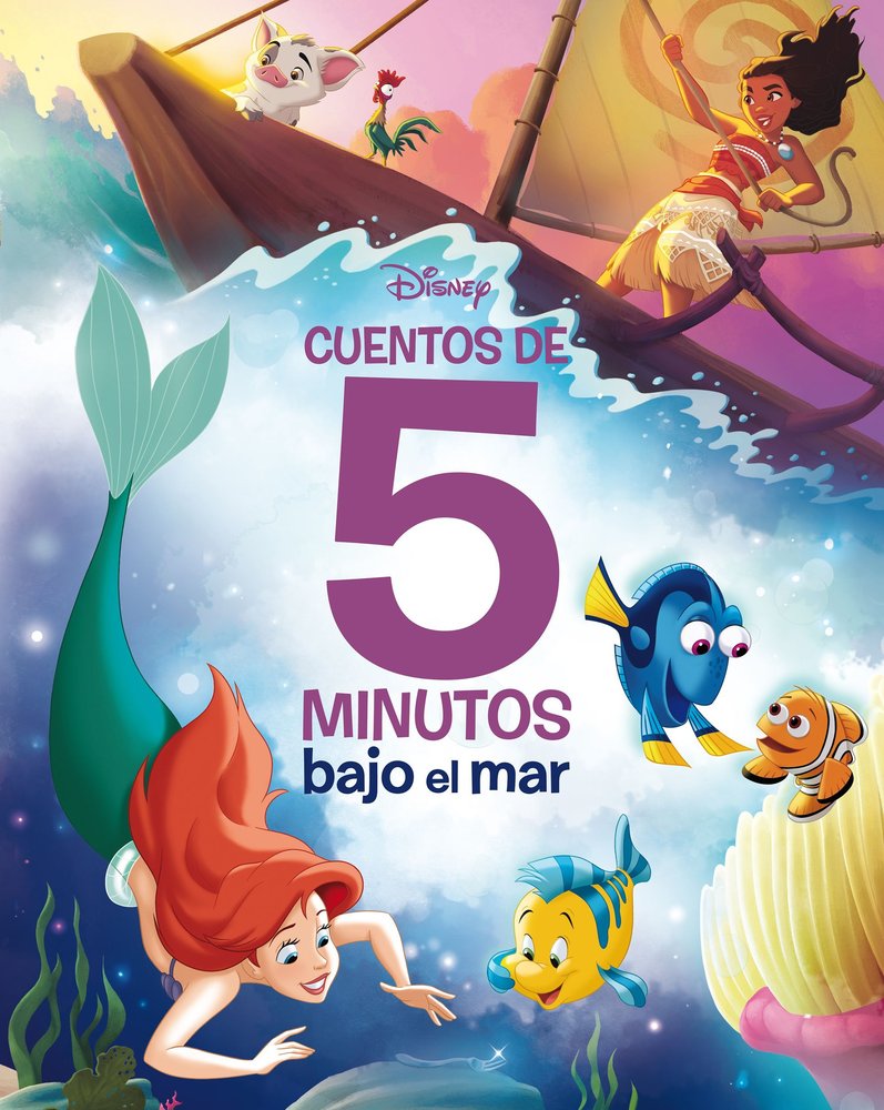 Disney. Cuentos de 5 minutos. Bajo el mar, de DISNEY | portada del libro