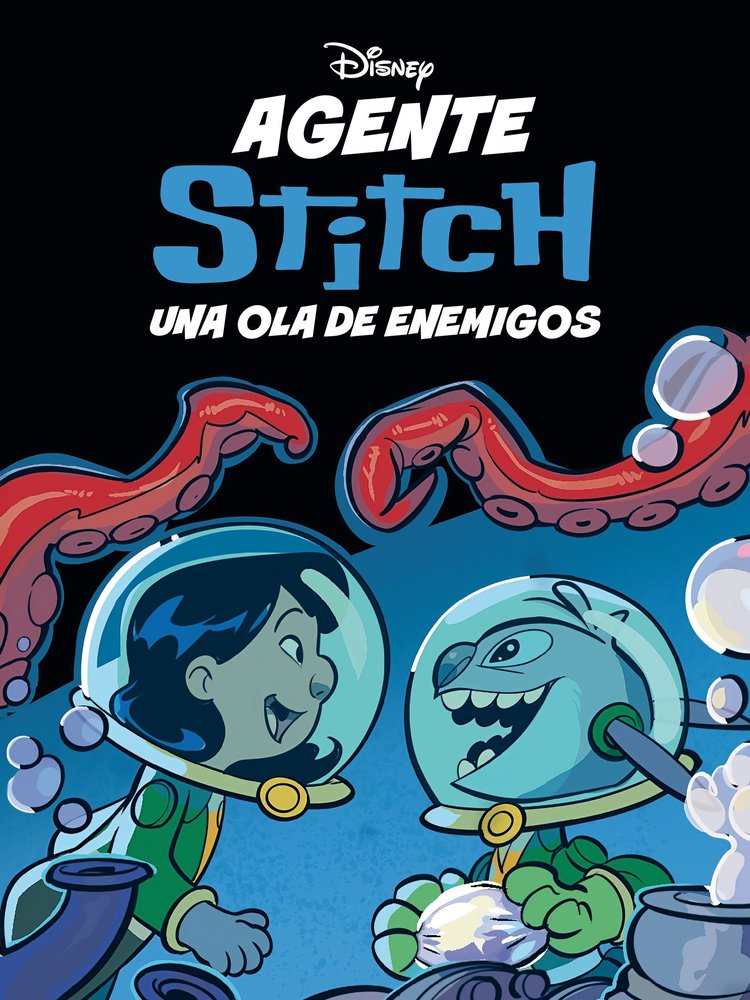AGENTE STITCH UNA OLA DE ENEMIGOS, de DISNEY | portada del libro