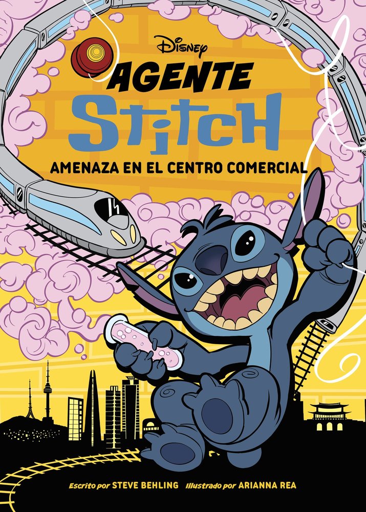 Agente Stitch 3. Amenaza en el centro comercial, de DISNEY | portada del libro