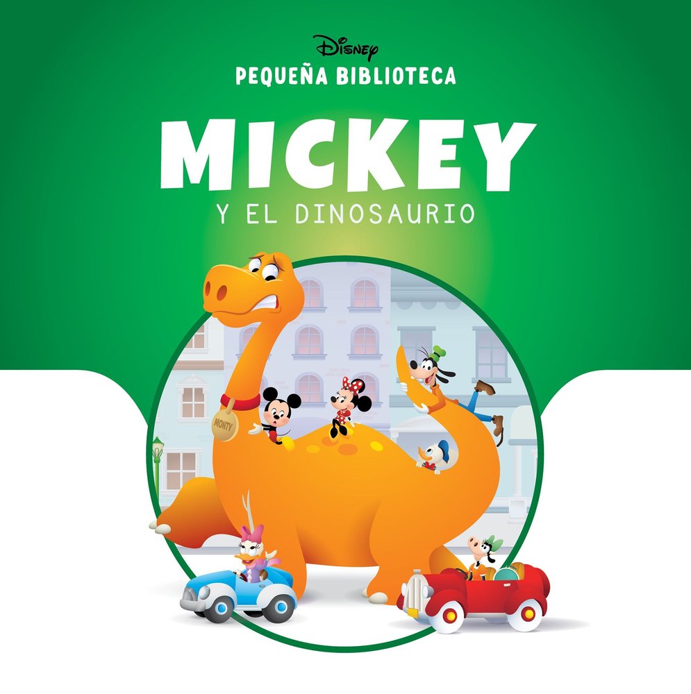 PEQUEÑA BIBLIOTECA DISNEY MICKEY Y EL DINOSAURIO, de DISNEY | portada del libro