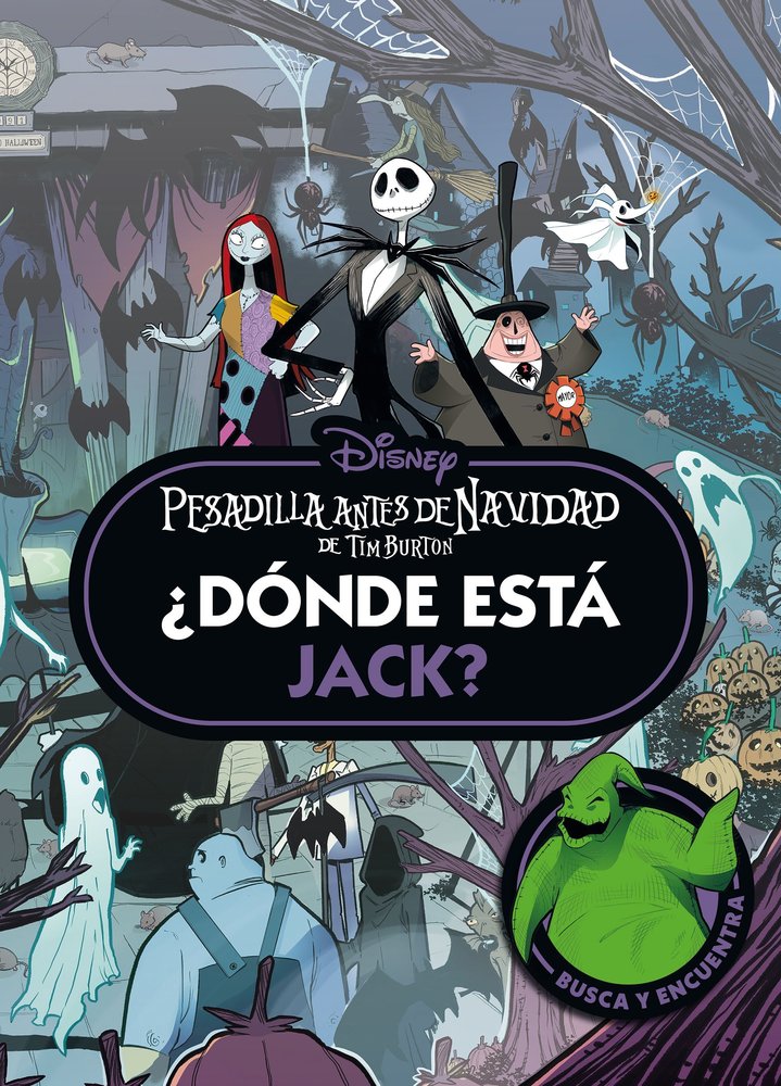 PESADILLA ANTES DE NAVIDAD. ¿DONDE ESTA?, de DISNEY | portada del libro
