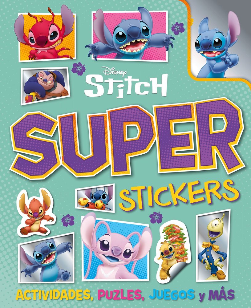 STITCH. SUPERSTICKERS, de DISNEY | portada del libro