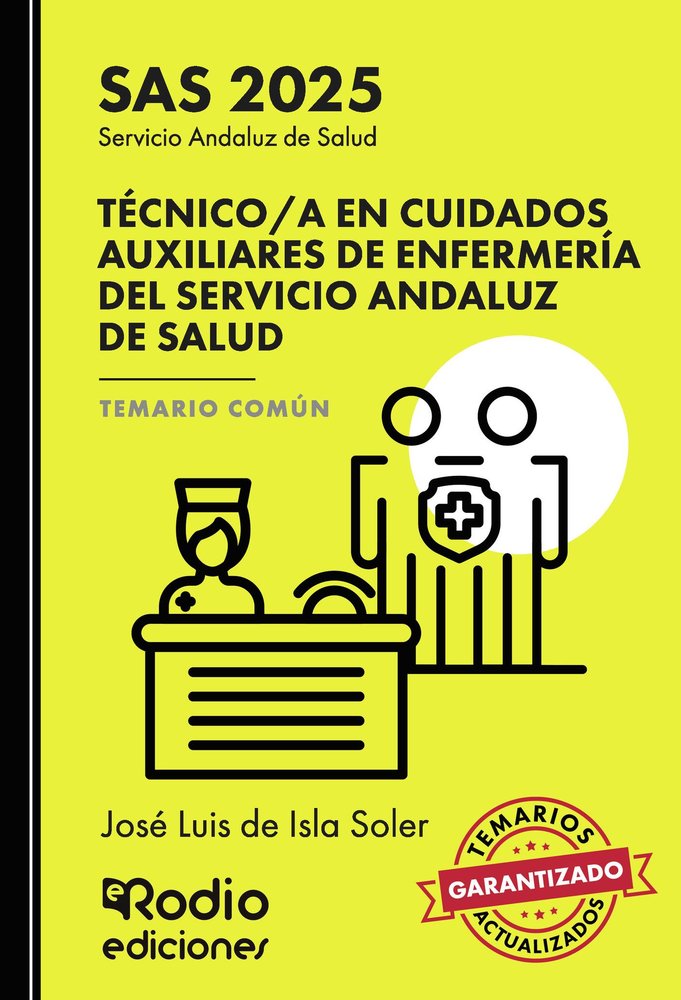 TECNICO CUIDADO AUXILIAR ENFERMERIA SAS TEMARIO COMUN | portada del libro