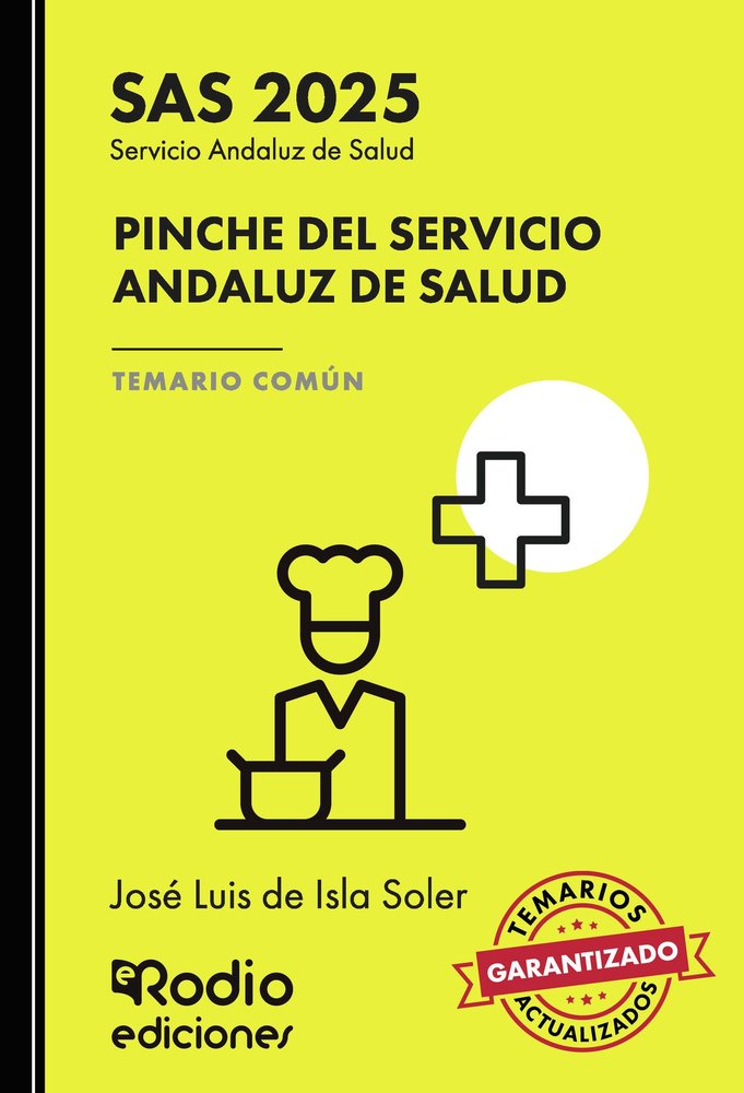 PINCHE SERVICIO ANDALUZ SALUD TEMARIO COMUN. SAS 202, de DE ISLA SOLER, JOSE LUIS | portada del libro
