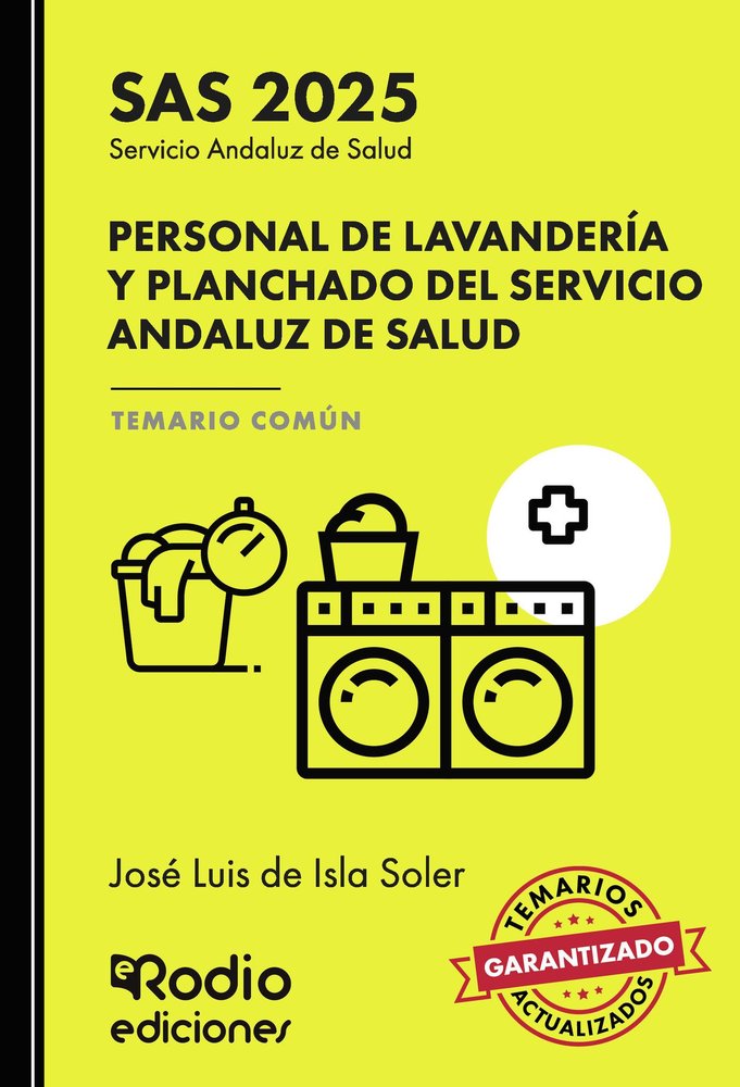 PERSONAL DE LAVANDERIA Y PLANCHADO DEL SERVICIO ANDALUZ DE S, de DE ISLA SOLER, JOSE LUIS | portada del libro