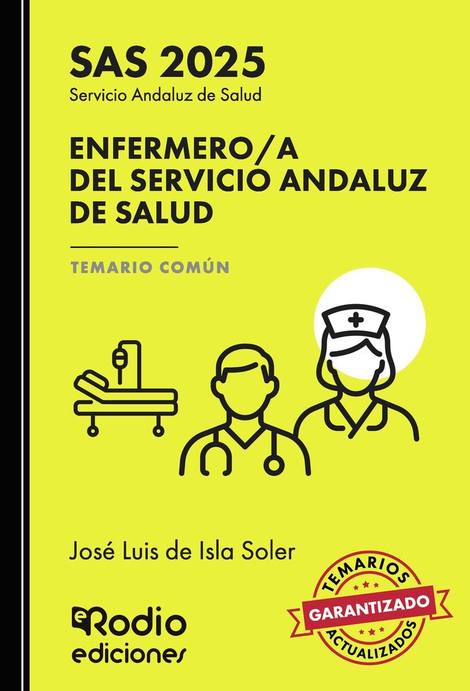 ENFERMERO/A SERVICIO ANDALUZ SALUD TEMARIO COMUN. SA, de DE ISLA SOLER, JOSE LUIS | portada del libro