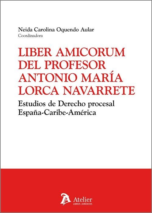 LIBER AMICORUM DEL PROFESOR ANTONIO MARIA LORCA NAVARRETE, de OQUENDO AULAR | portada del libro
