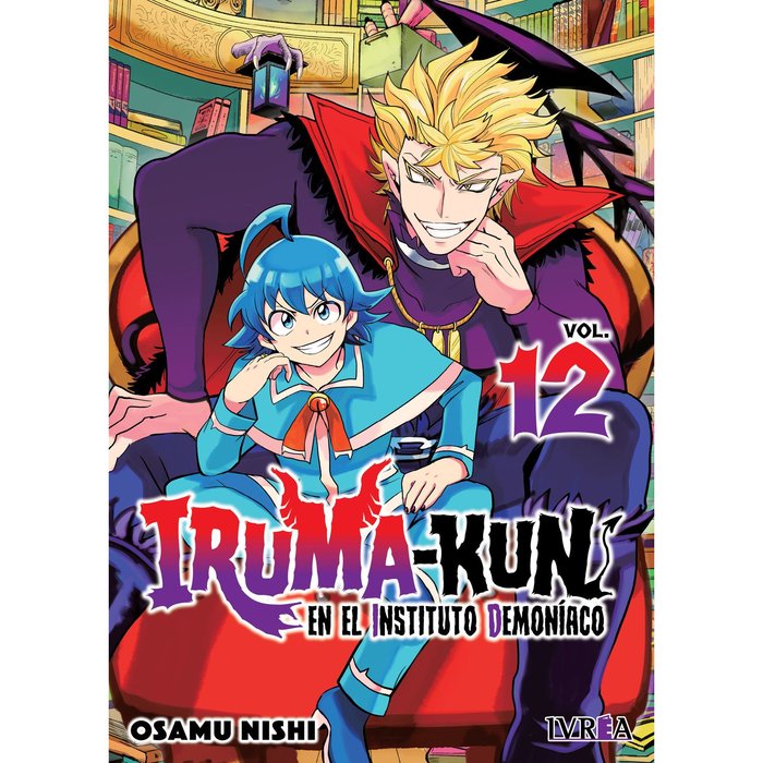IRUMA-KUN EN EL INSTITUTO DEMONIACO 12, de OSAMU NISHI | portada del libro