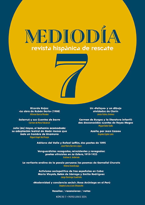 MEDIODIA REVISTA HISPANICA DE RESCATE 7 | portada del libro