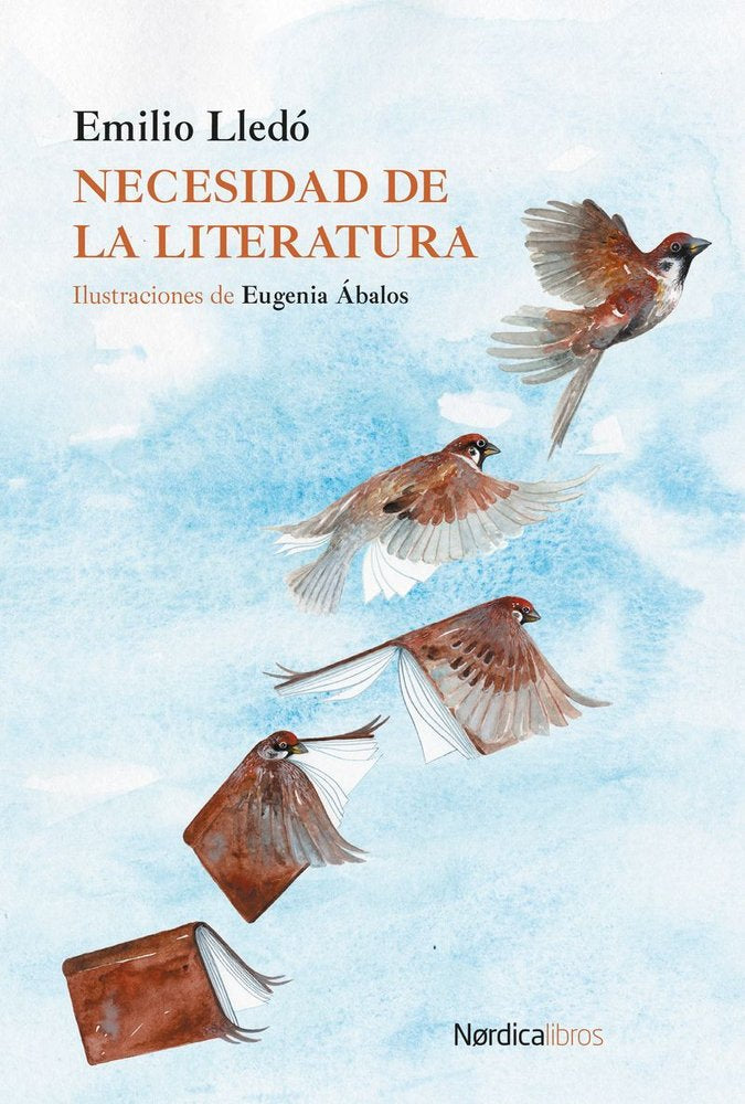 Necesidad de la literatura, de Emilio Lledó | portada del libro