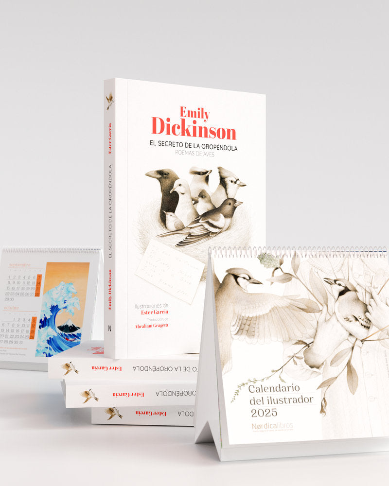 PACK EL SECRETO DE LA OROPENDOLA. LIBRO CALENDARIO 2025, de DICKINSON,EMILY | portada del libro