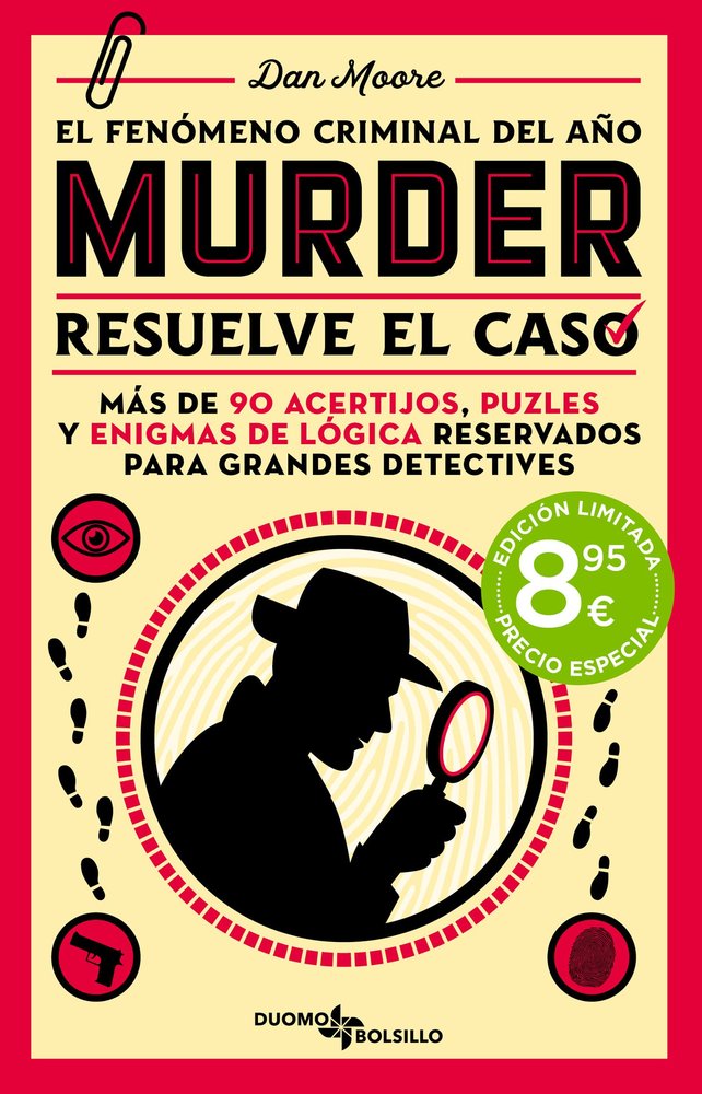 MURDER. RESUELVE EL CASO, de MOORE, DAN | portada del libro