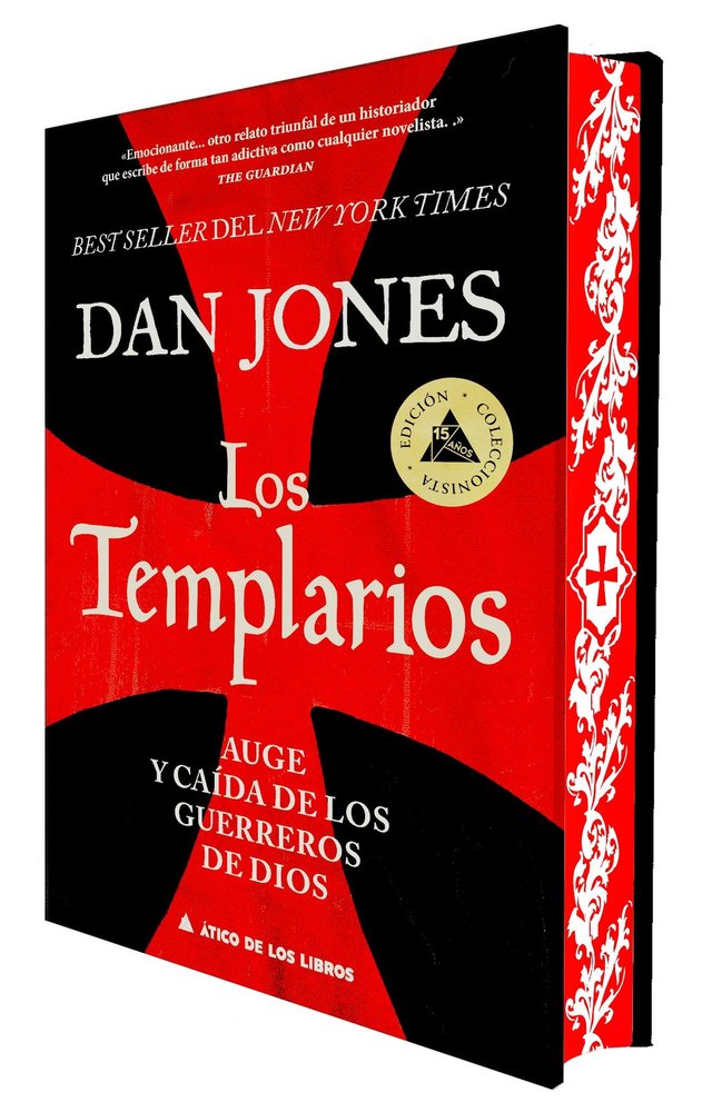 LOS TEMPLARIOS (ED. ESPECIAL LIMITADA EN TAPA DURA CON CANTOS PINTADOS), de JONES, DAN | portada del libro