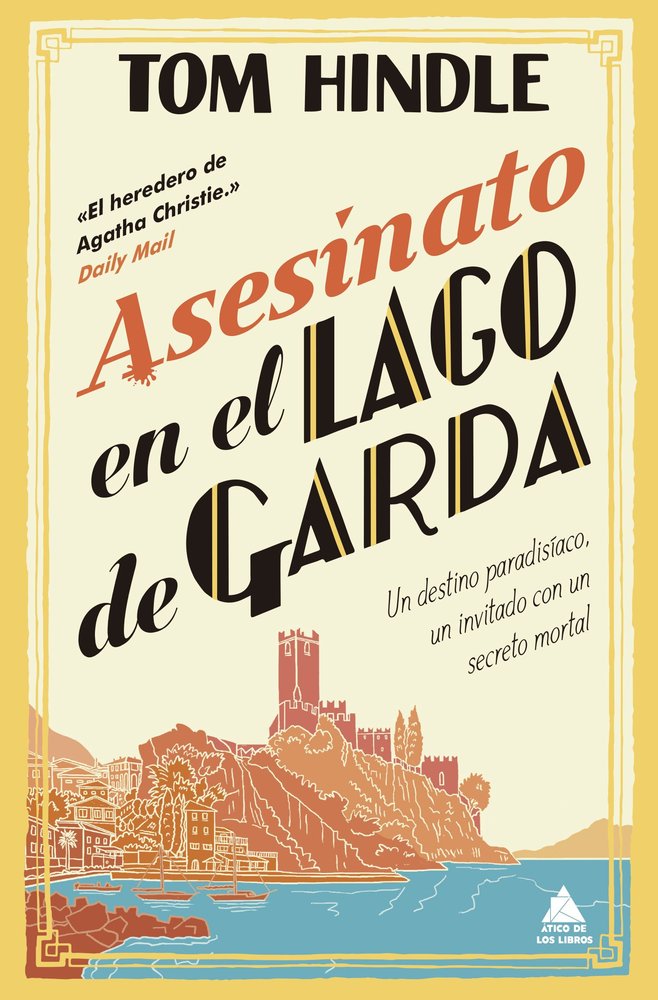 ASESINATO EN EL LAGO DE GARDA, de HINDLE, TOM | portada del libro