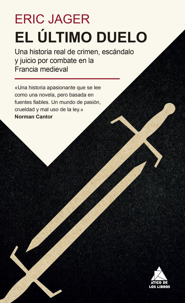 EL ULTIMO DUELO, de JAGER, ERIC | portada del libro