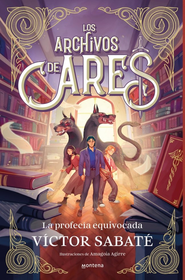 LOS ARCHIVOS DE ARES 1 LA PROFECIA EQUIVOCADA, de VICTOR SABATE | portada del libro