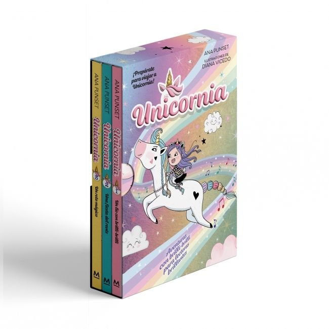 ESTUCHE UNICORNIA (1-3), de PUNSET, ANA | portada del libro
