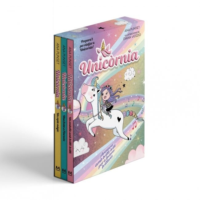 UNICORNIA ESTOIG ESPECIAL UNICORNIA LLIBRES 1 AL 3, de ANA PUNSET | portada del libro