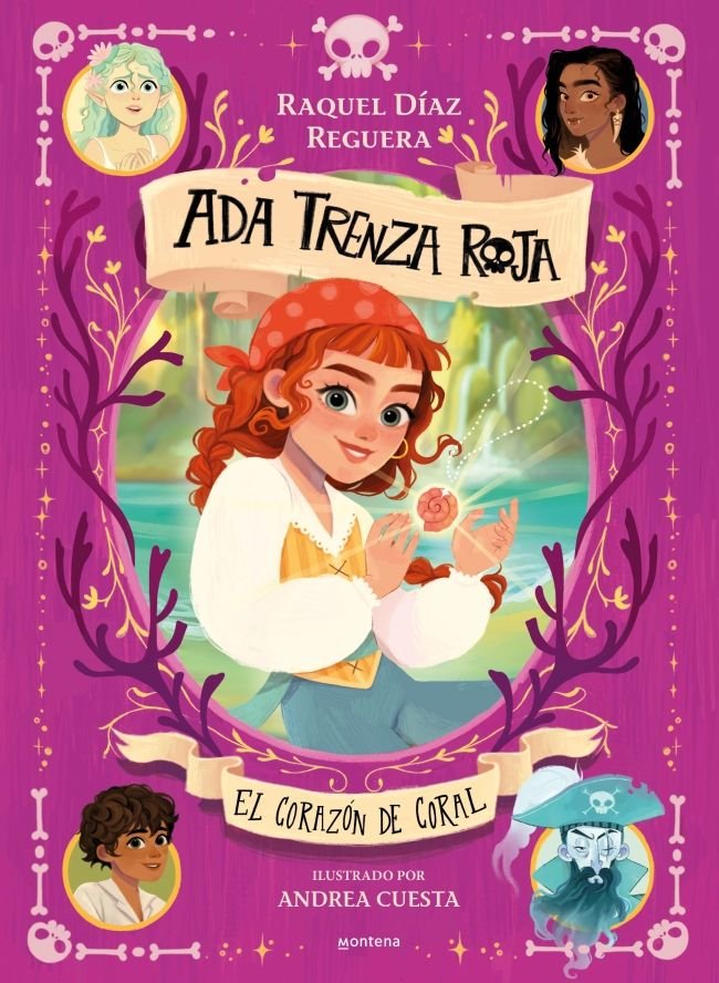ADA TRENZA ROJA 3 EL CORAZON DE CORAL, de RAQUEL DIAZ REGUERA | portada del libro