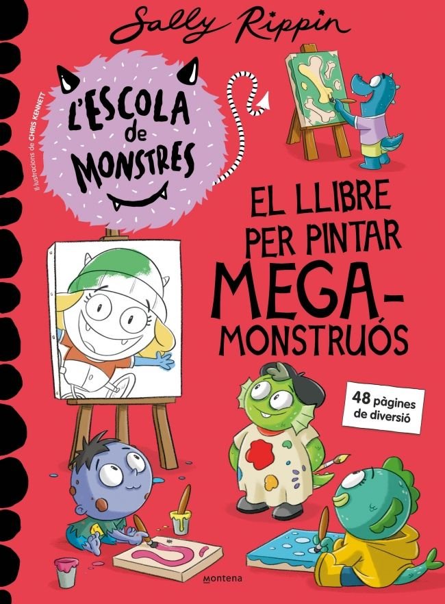 L'ESCOLA DE MONSTRES EL LLIBRE PER PINTAR MEGAMONSTRUOS, de SALLY RIPPIN | portada del libro