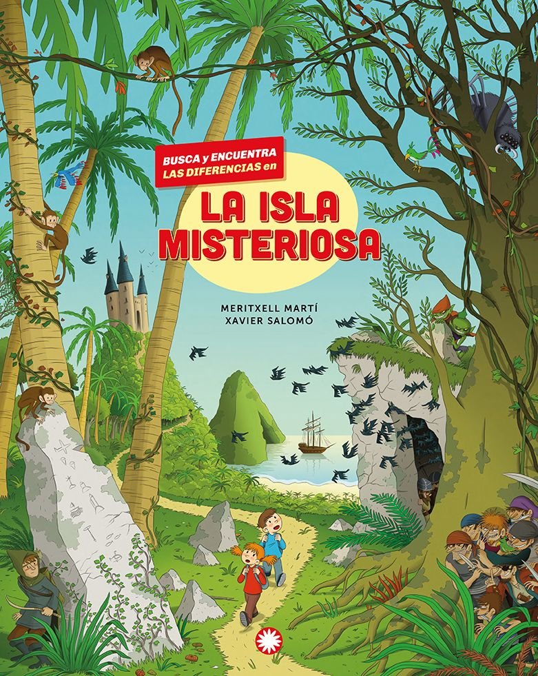 BUSCA Y ENCUENTRA LAS DIFERENCIAS EN LA ISLA MISTERIOSA, de MARTI, MERITXELL | portada del libro